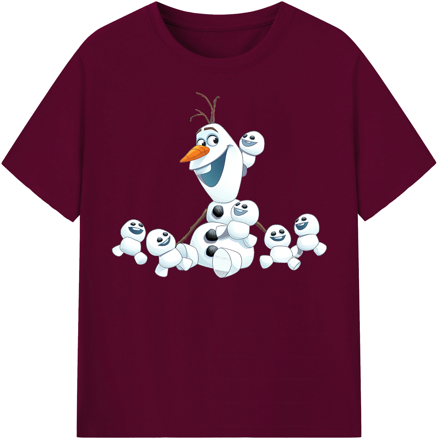 （画像用） アナと雪の女王 アンナ エルサ Frozen Anna Elsa レディースカジュアルプリントTシャツ（綿100％）